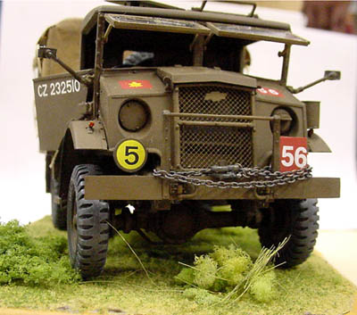 [The model subject is a Chevrolet 15-cwt CMP truck.]