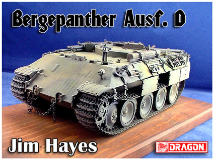 [Dragon's Premium Edition Panther D and the Precision Models Bergepanther conversion were used to produce an early Bergepanther.]