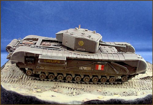 [The Churchill was one of the most important British tank designs of WWII.]