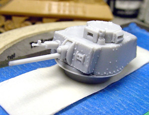 [The turret was also a multi piece assembly with no locating pins, and is kind of tricky to get aligned properly.]