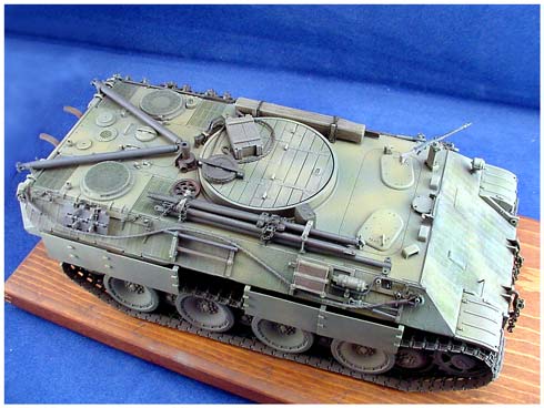 [Areas underneath the engine deck were boxed off and painted black to block off the open space.]
