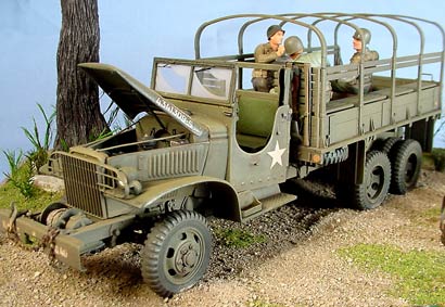 [The Heller parts were primed with flat black, and then painted M.M. OD green.]