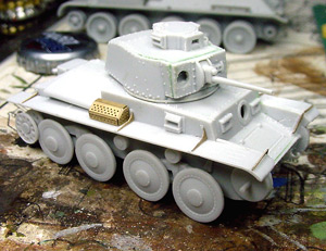 [The photo-etched parts also included the fender supports.]