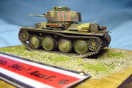 [The tracks are link and length, and are the hardest part of the kit.]