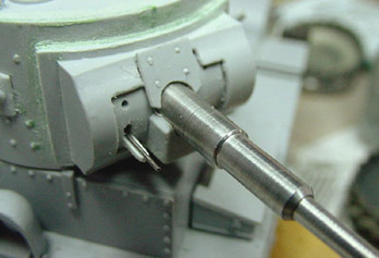 [I also used a New Connection aluminum barrel and a hypo-needle for the co-axle MG]