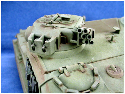 [Secondary armament included two Besa MGs in a turret on the right rear of the top deck. ]